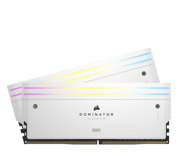 CORSAIR 32GB (2x16GB) 6400MHz CL32 Dominator Titanium White RGB CMP32GX5M2B6400C32W - 1191445 - zdjęcie